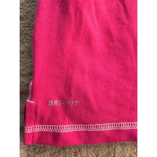 Nike Women's Pink Racerback Tank Top Standard Size M Sleeveless Activewear - Image 5