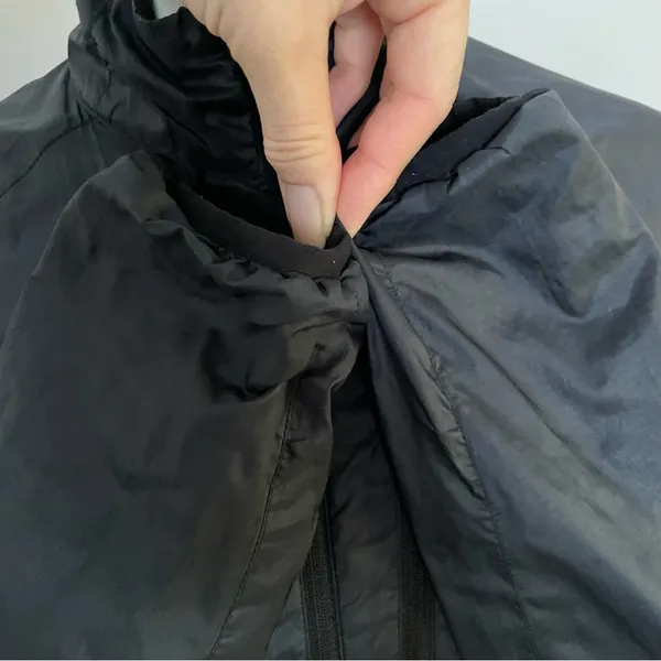 Marmot Jacket Full Zip Wind Rain Fleece Lined Lightweight Packable Pockets Black - Image 15