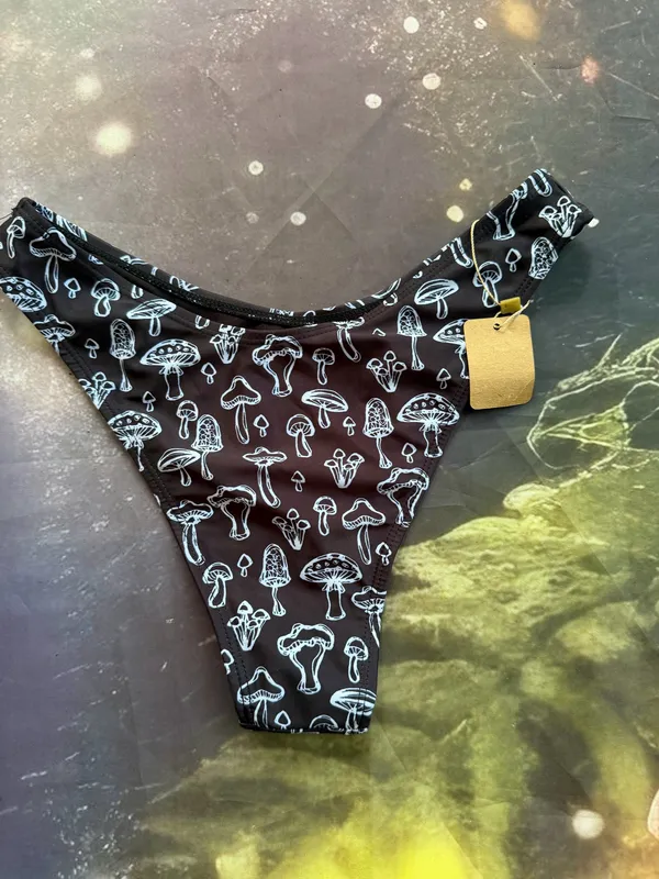 Mushrooms bikini bottom Black Size M - Image 2