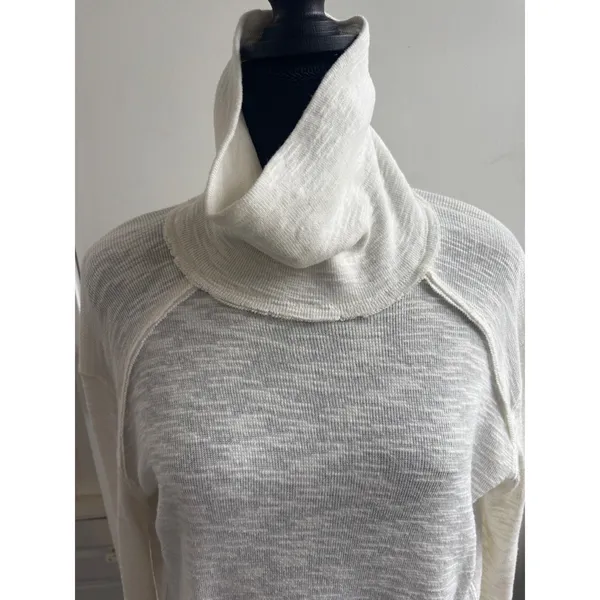 We The Free Cowl Neck Tunic Top Medium boho oversized layered minimalist‎ cozy - Image 2