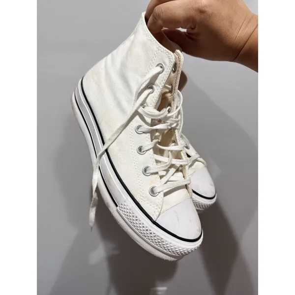 Converse Chuck Taylor All Star Lift‎ Platform High Top Women's 9 - White/Black Q - Image 6
