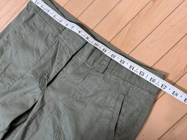 Loft Cotton Lyocell Cargo Jogger Green Size 6 - Image 5