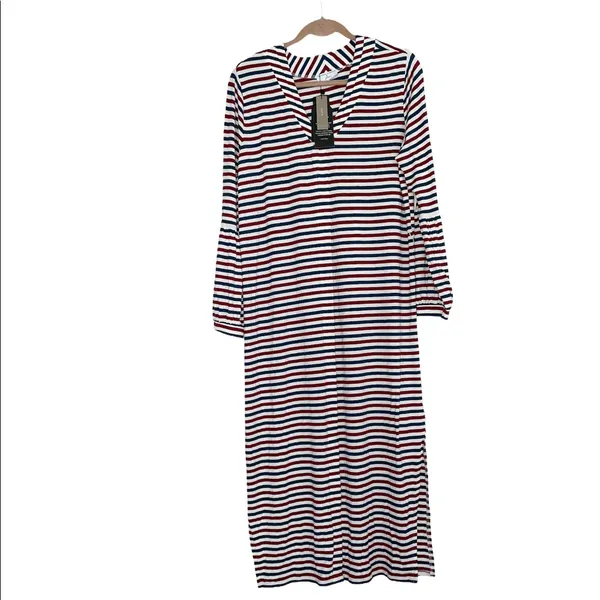 NWT Universal Standard Fir J.Crew Striped Dress Midi Medium - Image 8
