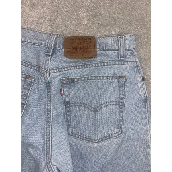 levis vintage 90s usa made womens size 14 style 16550 Mom Jeans Tapered Hi rise - Image 6