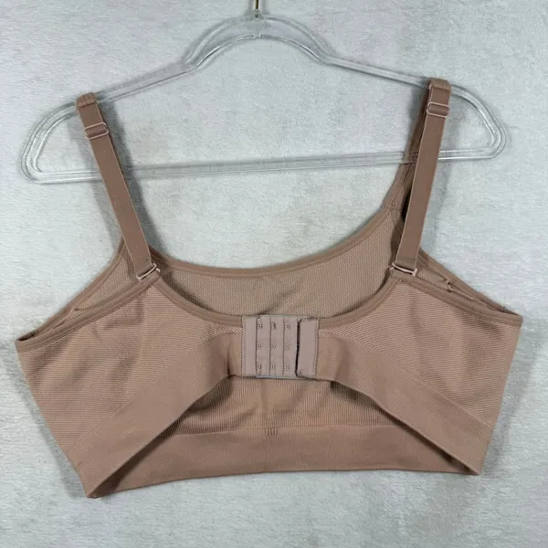 Soma Sport Seamless Ballet Back Bra Nude Tan‎ XL 79984 Activewear Yoga Bra - Image 5