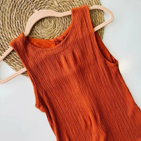 Anthropologie Montauk Textured Tank Top‎ with Button-Down Size XS - Image 3