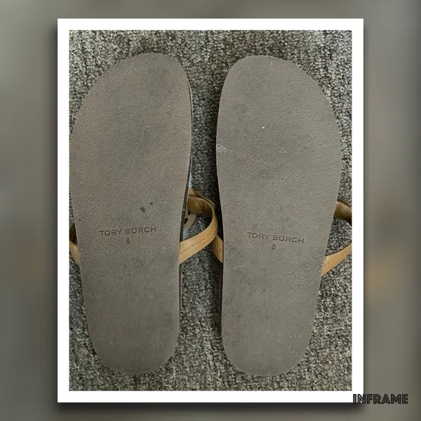 Tory Burch‎ Miller Cloud Shearling Thong Sandals - Image 4