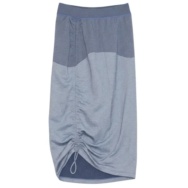 Fabletics Skirt Melody Ruched Athleisure Bodycon Asymmetrical Minimalist Blue XS - Image 2