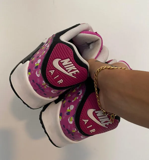 Nike Wmns Air Max 90 Premium Mesh ‘Fuchsia’ - Image 5