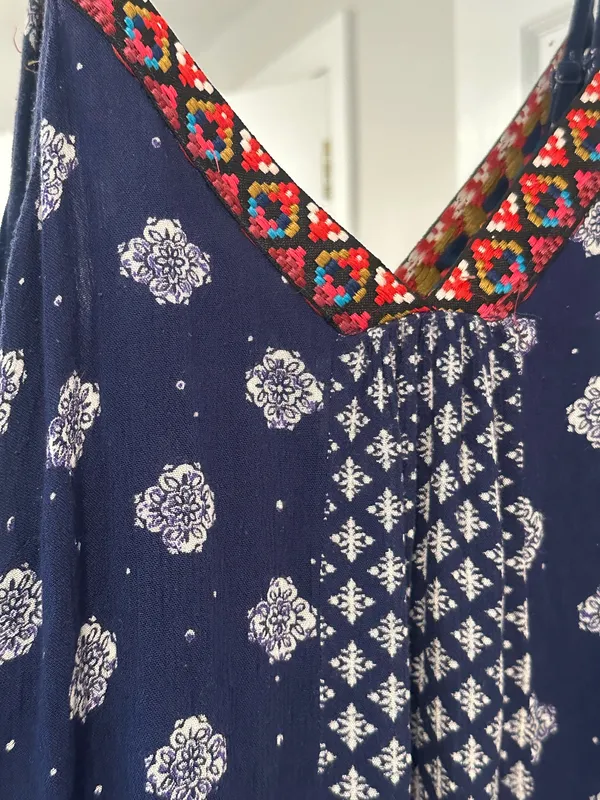 Summer Dress Blue Size L - Image 2