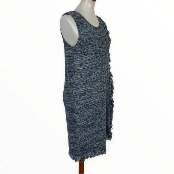 Anthropologie‎ Holding Horses Knit Dress Small Blue Sleeveless Midi - Image 4