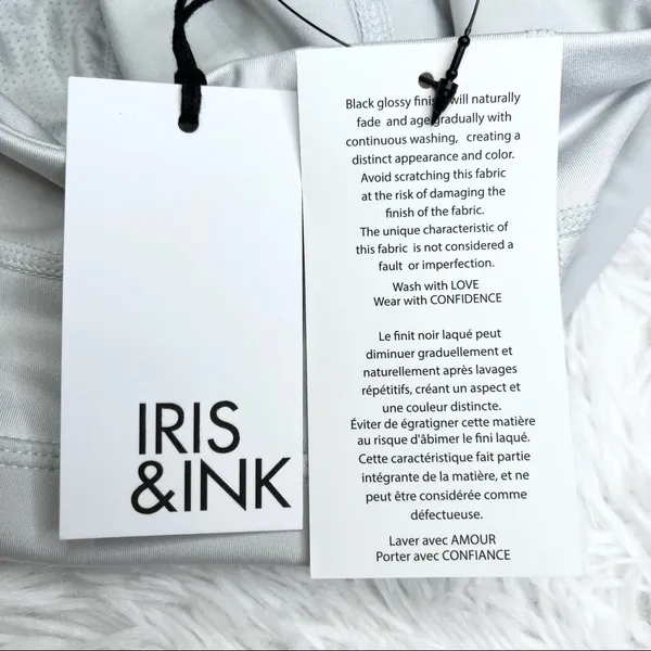 IRIS & INK // REVOLVE High Rise Leggings XS Lunar Rock Grey Athletic NWT - Image 11