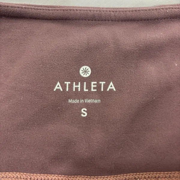 Athleta Mesh Inset High Rise Leggings Plum Mauve Womens Small - Image 5