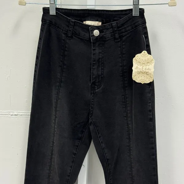 NWT Altar'd State‎ Flare Jeans Washed Black High Rise Bell Bottom XS IP34830-01A - Image 3