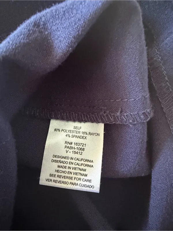 Kingston Grey‎ Navy Blue Zip Front Pinafore Dress Size S - Image 4