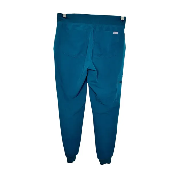 FIGS Zamora High-Rise Jogger Scrub Pant Caribbean Blue size XS/P - Image 7