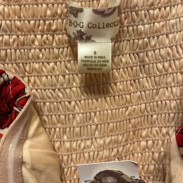 BOG collective vacation ready‎ floral mini dress size S NWT - Image 2