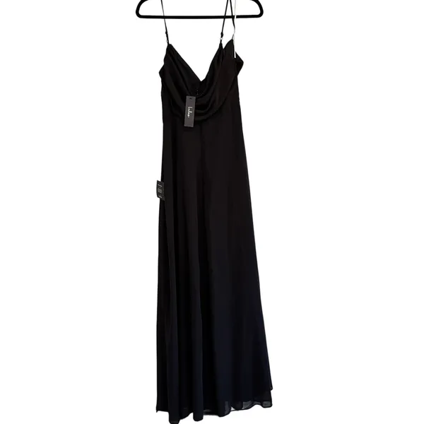 Lulus Black‎ Maxi Dress Formal Gown Evening Cocktail Party Wedding Guest - Image 7