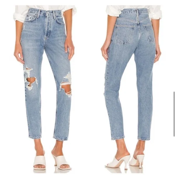 Agolde Fen High Rise in Wander organic cotton Sz‎ 27 - Image 2