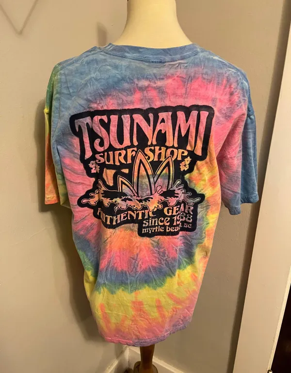 Tie Dye Tee Shirt Multiple Size L - Image 3