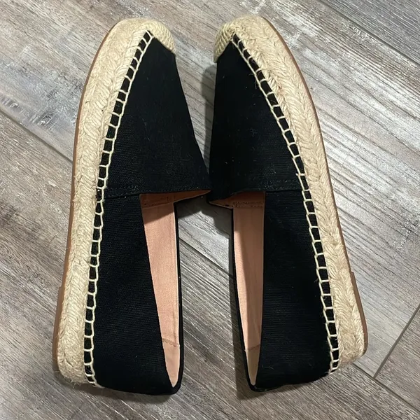 J. Crew | Made in Spain black flat espadrille 7.5 NEW - Image 9