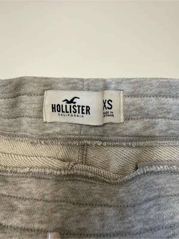 Hollister Gray Cozy Athletic Drawstring Shorts - Image 6
