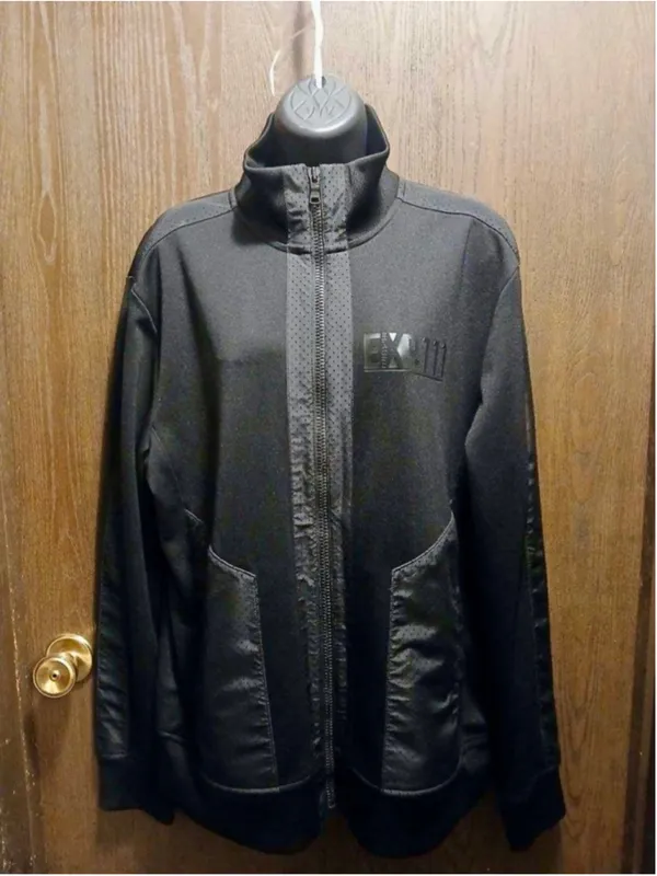Express Women’s Full Zip Black Track Jacket Size L JC552 - Image 9