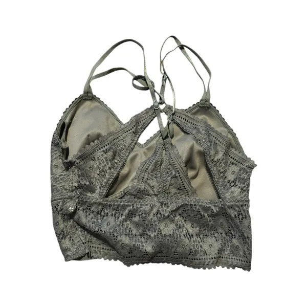 BKF Essentials Green Lace Bralette Size S - Image 2