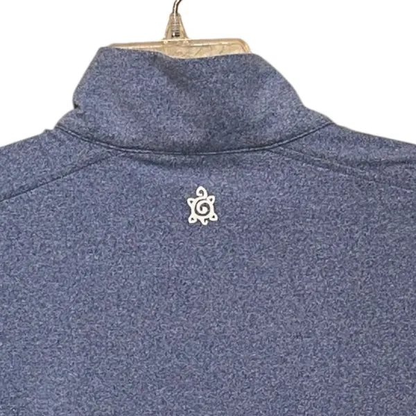 Turtleson Siro‎ Long Sleeve Golf Full Zip Performance Mock Neck Jacket Large Blue - Image 4