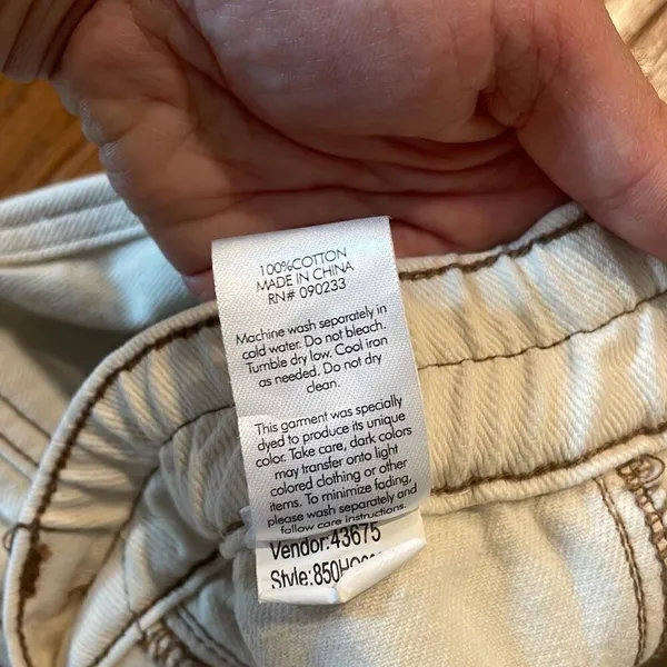 PacSun elastic waist utility cargo jeans size M - Image 8