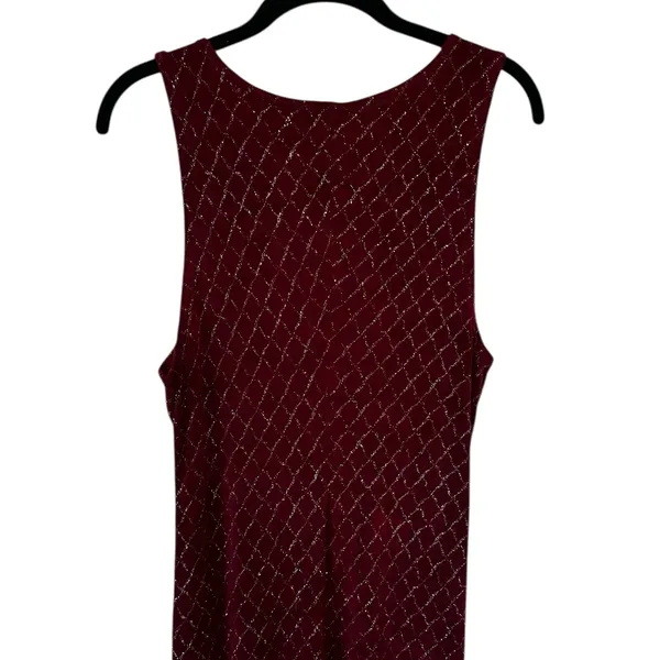 Vintage All That Jazz Glittery Maxi Dress Liquid Knit Whimsygoth Evening Party - Image 5