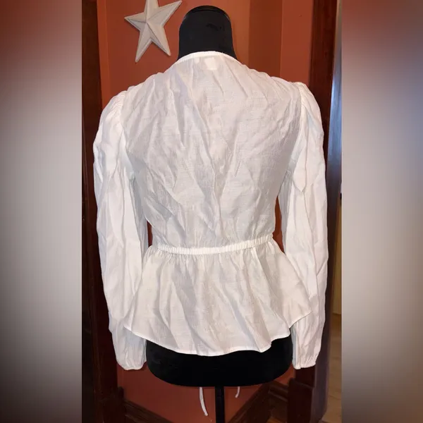 Topshop triple tie blouse - Image 3