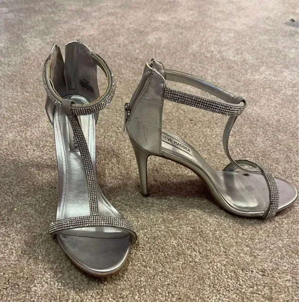 Steve Madden Sparkly Prom Homecoming Heels - Image 2