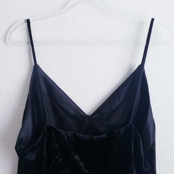 Lulus Crushed Velvet Mini Tank Top Dress - Image 6