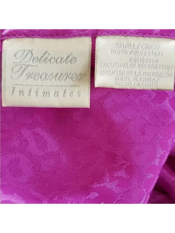 Delicate Treasures Nightgown Size Small Pink - Image 6