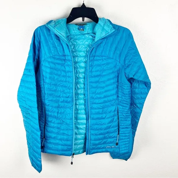 EDDIE BAUER First Ascent Goose Down Filled Quilted Puffer Jacket Size Small - Image 13