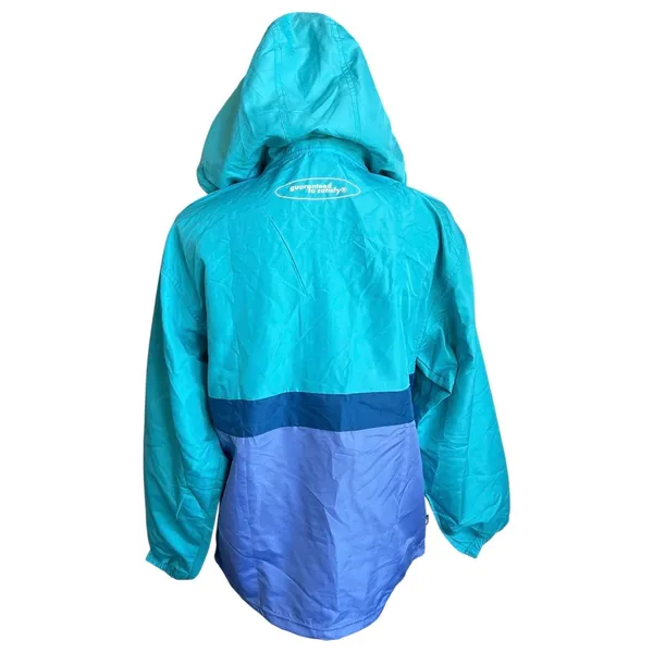 Dutch bros blue color block wonder breaker jacket size small outerwear outdoors - Image 4