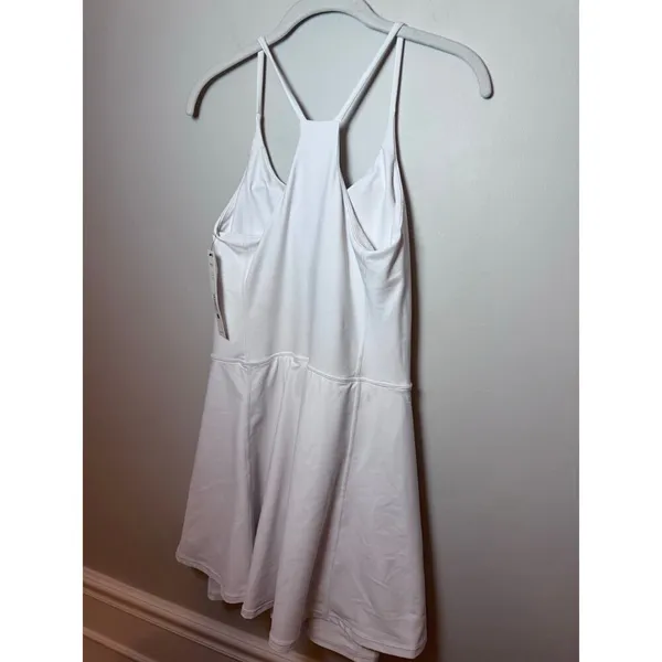 Aqua white athletic dress built in shorts size small tennis dress NWT $88 - Image 3