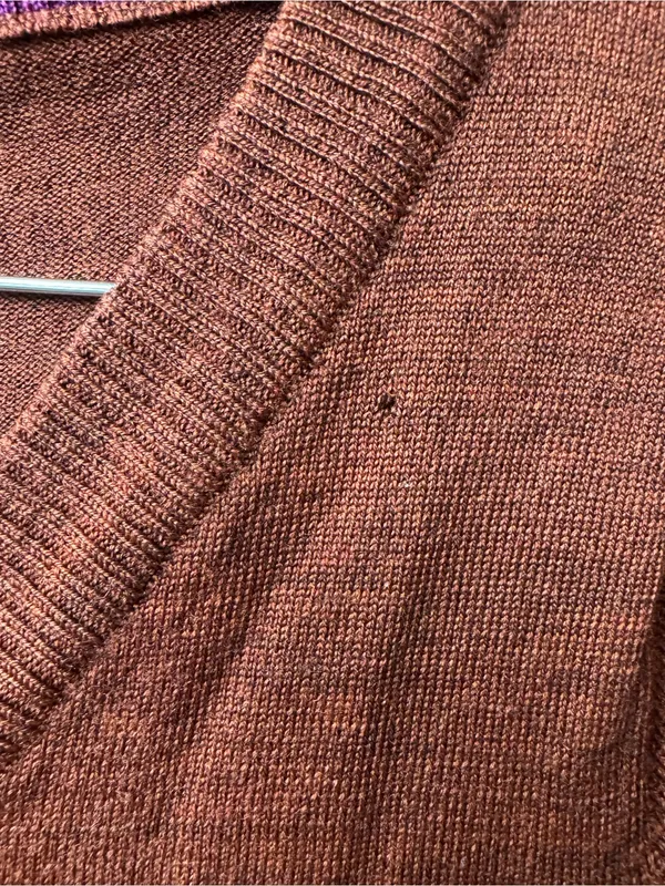 Smartwool Front Range Merino Wool Knit Sweater Cinnamon Heather Large NEW READ - Image 6