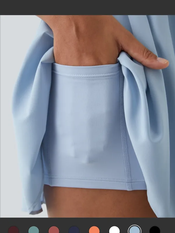 Halara Breezeful™ Corset 2-in-1 Pocket Mini Quick Dry Flowy Pickleball Active - Image 8