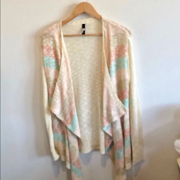 Pronto pastel long sleeved cardigan - Image 9