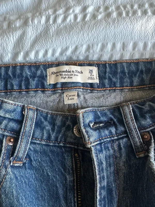 Abercrombie High-Rise 90s Relaxed Curve Love - Image 4