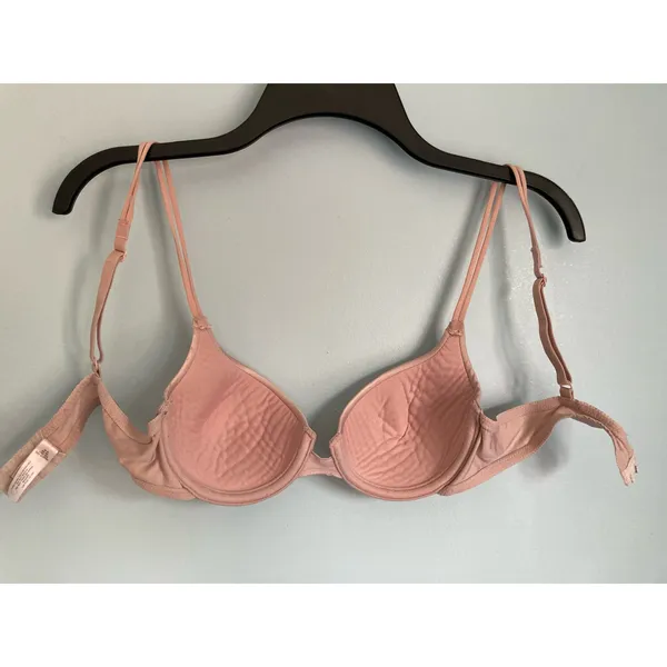 Vintage Victoria's Secret Bra 34A Beige Everyday Casual Comfort - Image 3