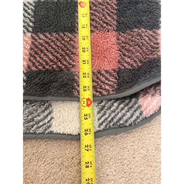 Simply Southern Buffalo Plaid Sherpa Fleece Quarter Zip Pullover Pink Small NWT - Image 8