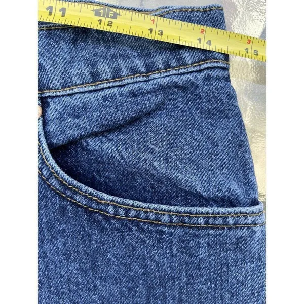 Vintage Levi's 550 Jeans Relaxed Fit Tapered Leg Junior's Size 11 M HIGH RISE - Image 7