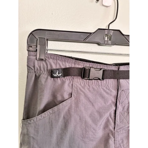 WomenS VTG prAna Lightweight Hiking Summer Waist Pants Made in USA Sz M - Image 2