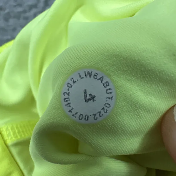 Lululemon Court Rival Skirt Skort High Rise Electric Lemon Tennis Athletic 4 - Image 6
