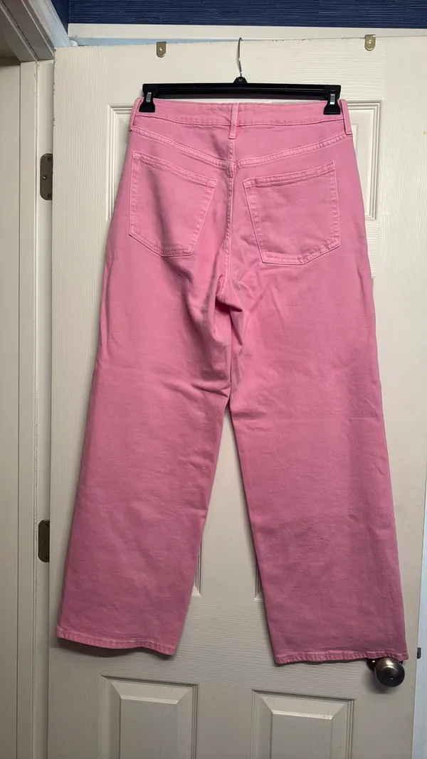 Old Navy Extra High-Rise Sky-Hi Wide-Leg Jeans - Image 2
