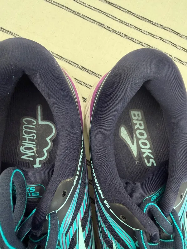 Brooks Navy, Teal & Purple Women's Running Shoes - Image 2
