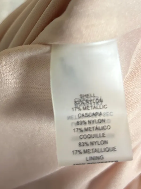 Vince Camuto gold shimmer gown size 8 - Image 8